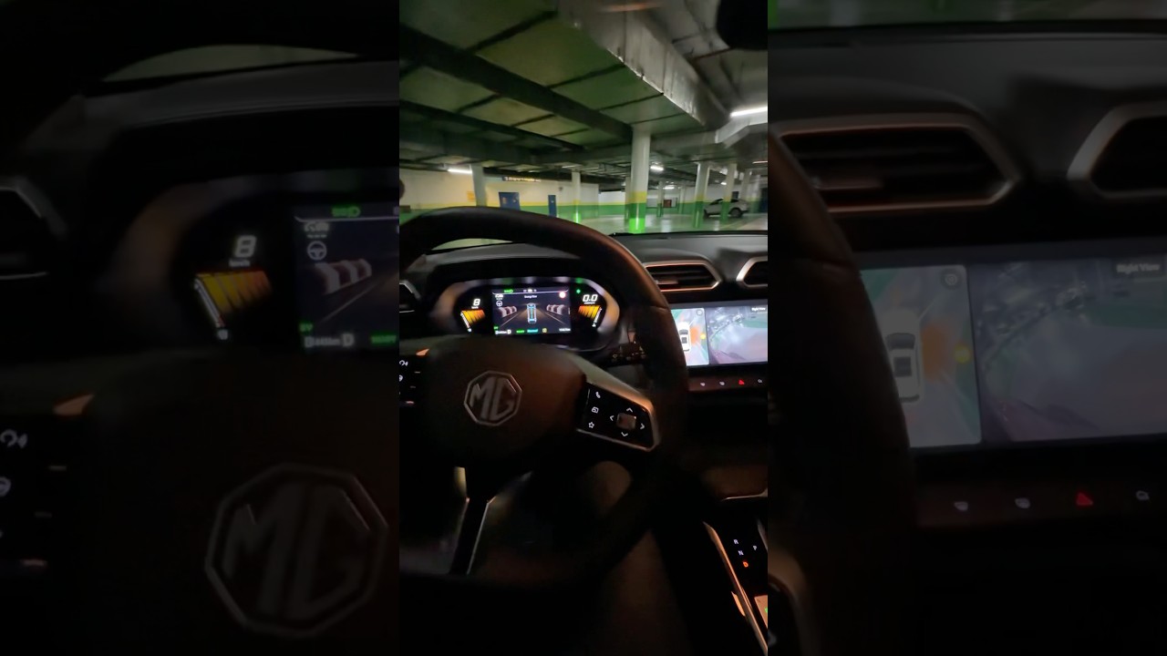 EV driving in the new MG ZS Hybrid+ model 👌🔉🔋