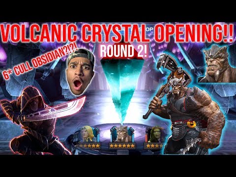10x 6* CULL OBSIDIAN CRYSTALS + FIVE STAR CRYSTAL! GREAT PULLS!! - MARVEL CONTEST OF CHAMPIONS