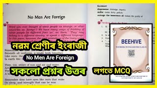 Class 9 No Men Are Foreign Question Answer | Class 9 English Unit 6 Poem Question Answer