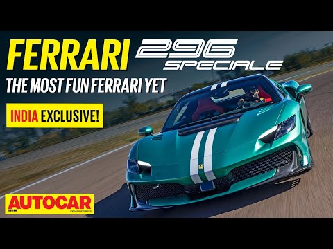 Exclusive! Ferrari 296 Speciale review - Insane 880hp RWD supercar | First Drive | Autocar India