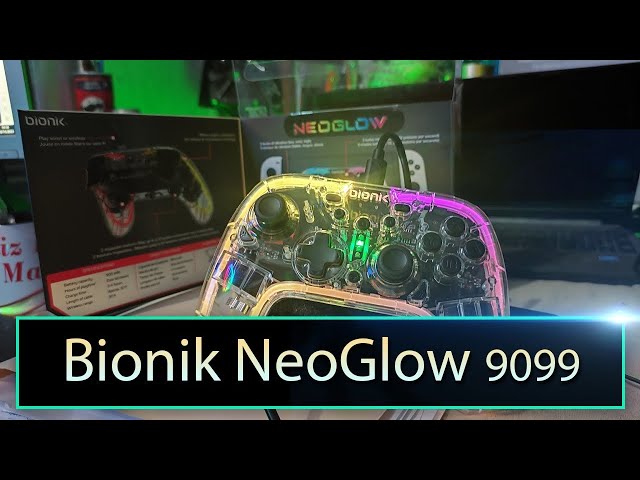 Vídeo relacionado con Bionik NeoGlow - Controlador inalámbrico con efectos LED RGB para Nintendo Switch