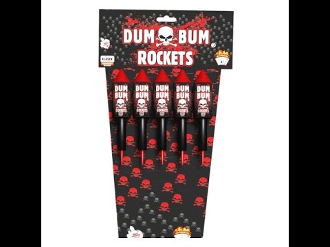 Silvesterraketen  DumBum Rocket with Scream