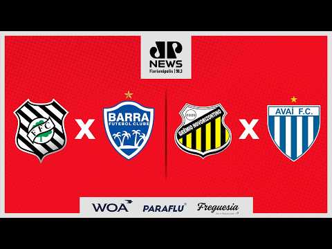 FIGUEIRENSE X BARRA - COPA SC | NOVORIZONTINO X AVAÍ  - SÉRIE B | 05/09/2026 | JP News Floripa