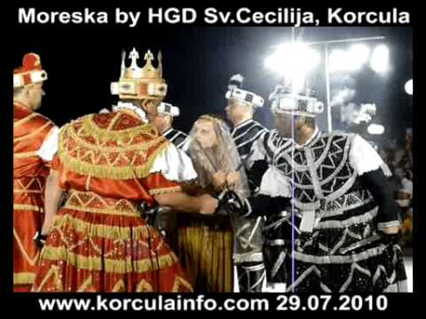 Moreska performed by HGD Sv.Cecilija from Korcula 2010