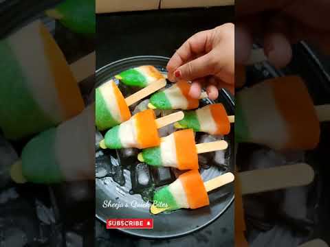 Tri Colour Ice Lolli pop || Indipendence day special || Ep# 118 #Shorts