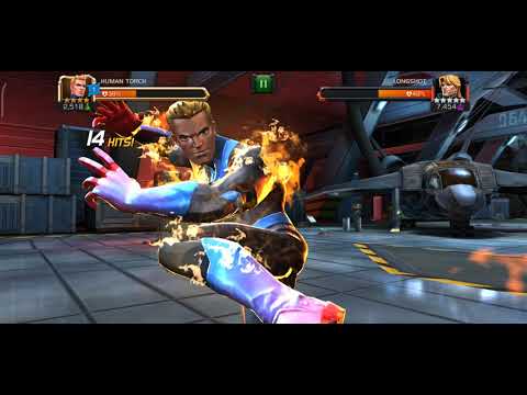 Human Torch VS long shot