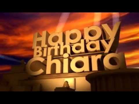 Happy Birthday Chiara