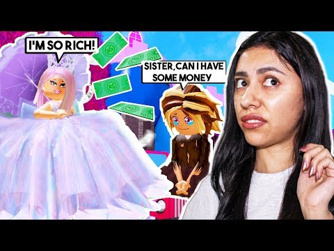 My Twin Sister Is A Spoiled Rich Girl Roblox Roleplay Royale - my twin sister is a spoiled rich girl roblox roleplay royale high free video search site findclip zailetsplay