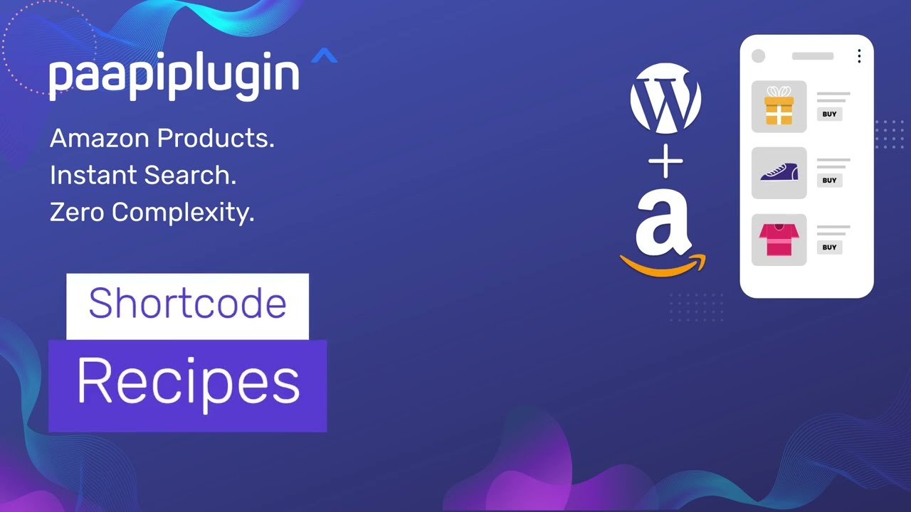 Shortcode Recipes Video