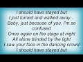 Jay Jay Johanson - Because Of You Lyrics