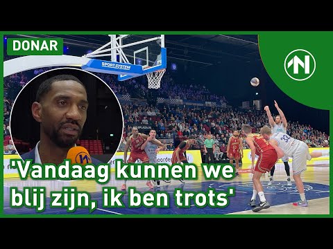 Groot spektakel voor DONAR: winnend in in eigen huis met 88-82 tegen Antwerpen