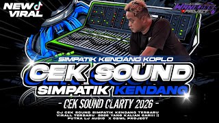 Download lagu DJ CEK SOUND SIMPATIK KENDANG KOPLO TERBARU || PUTRA LJ AUDIO X OBWL PROJECT mp3