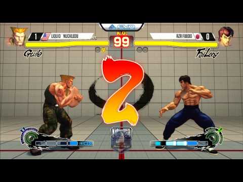 NuckleDu (Guile) vs Fuudo (Fei-Long) - EVO 2015 USF4 - 720p/60fps