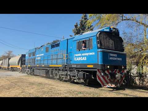 [8K] Tren de tolvas graneras de NCA con destino a General Deheza pasando por Marcos Juárez!!!!!!