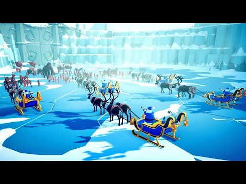 5x GIFT BRINGER vs ALL FACTIONS - TOTALLY ACCURATE BATTLE SIMULATOR | TABS