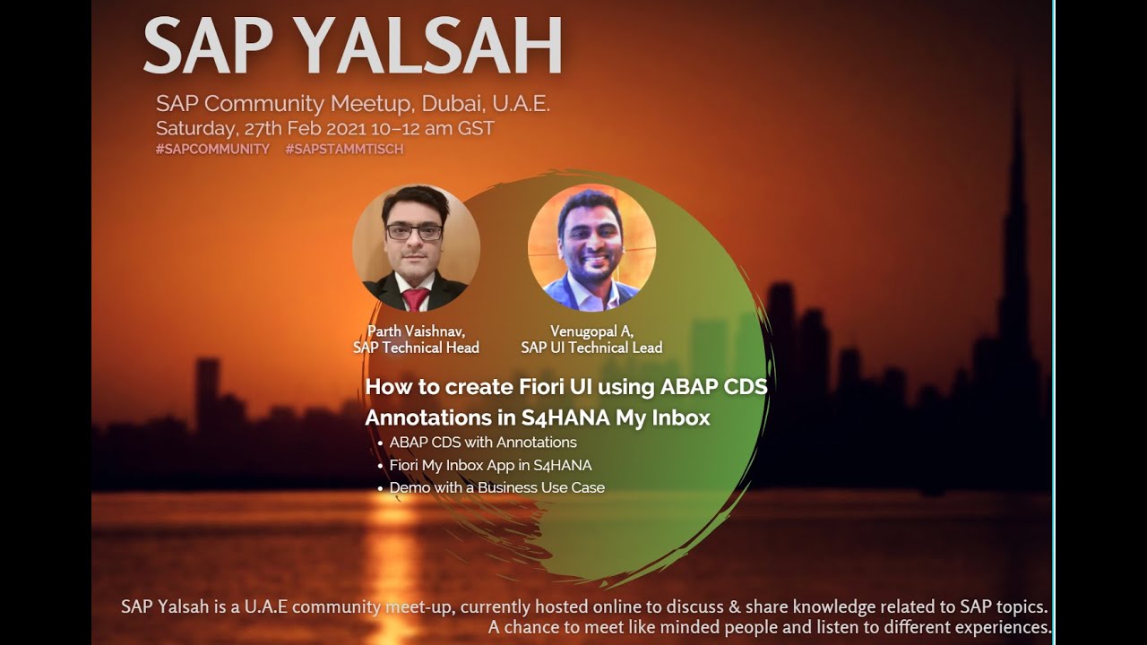 Learn how to create Fiori UI using ABAP CDS annotations in MyInbox application.