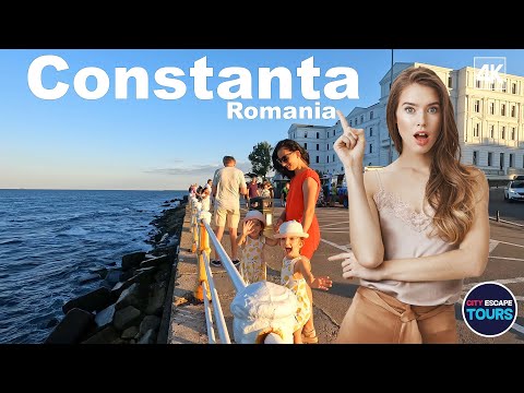 Constanta 4K 🇷🇴 Sun, Sea, and Stunning Streets..and Girls