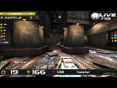 twister vs matr0x - DreamHack Winter 2013 Group D Round 1 (Quake Live VOD)
