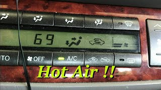 CAMRY AC NOT WORKING -Light Flashing FIX  2002-2006