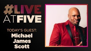Broadway.com #LiveatFive with Michael James Scott of ALADDIN video