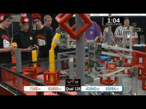 2015 VRC Sci Q128 - 7192 6165S vs 4184G 5509A - 39 to 66 - VEX Worlds 2015 - Science Division
