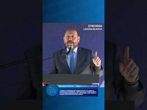 Dr. Gildo insfrán, gobernador de Formosa - 2/10/2026