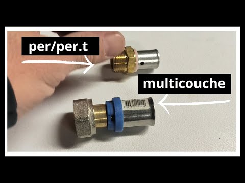 per per t multilayer fitting clamp and pipes