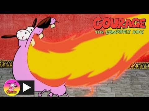臆病な犬の勇気｜火を吹く｜カートゥーン ネットワーク (Courage The Cowardly Dog | Fire Breathing | Cartoon Network)