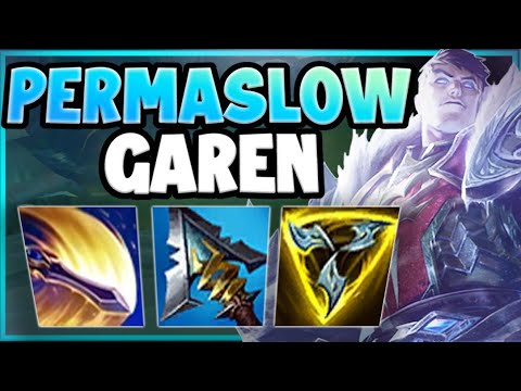 NEW SEASON 11 ITEM MAKES PERMASLOW GAREN STRATEGY 100% DUMB! GAREN TOP GAMEPLAY! League of Legends
