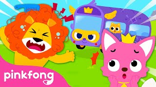 The Wheels on the Super Bus go round and round | Animal Songs of Pinkfong Ninimo | Pinkfong Song