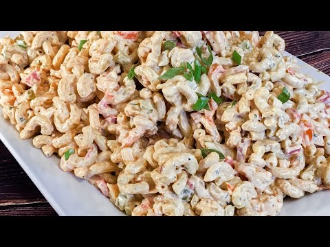 how to make Shrimp Macaroni Salad recipe |  shrimp pasta salad recipe