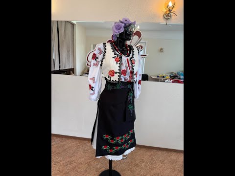 Молдавская национальная юбка J 0146(4955) - video 2
