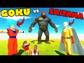 GOKU and SAITAMA vs KING KONG WITH AXE and DRAGON BALL Z SHINCHAN in ANIMAL REVOLT BATTLE SIMULATOR