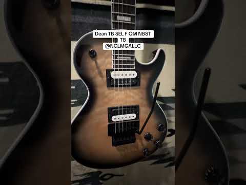 Dean TB SEL F QM NBST TB Select Floyd QM Natural Black Burst Select Quilt-top with Floyd Electric Guitar Natural Black Burst image 9