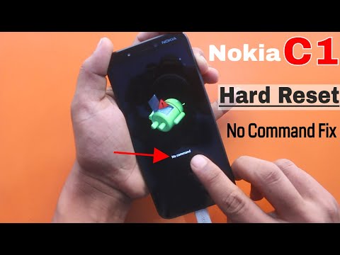 Hard Reset Nokia C1 Ta-1165 Fix No Command without Box