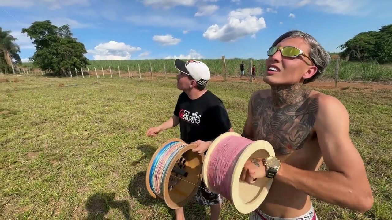 XEPA DE PIPA LOTADO COM 500 JARDAS DE LINHA 