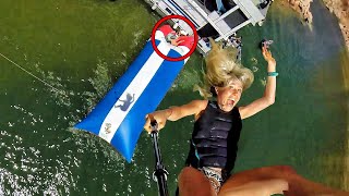 20 Funniest Blob Launch Fails - The Human Water Catapult!