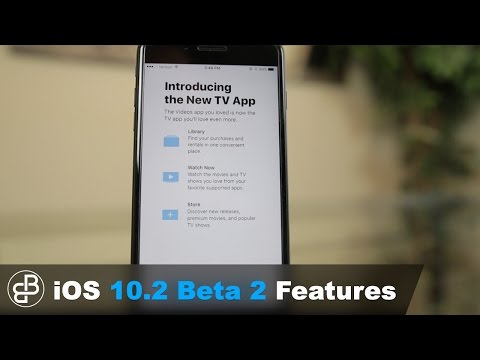 iOS 10.2 Beta 2 Released: What's New? NEW TV App, SOS, Music! | iOS 10.2 Beta 2 Features/Changes!
