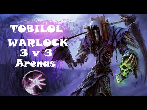 Destro Warlock 2.3k + exp Arena Warmane  3v3 Solo Que (Wotlk) ft. Daddy Garme