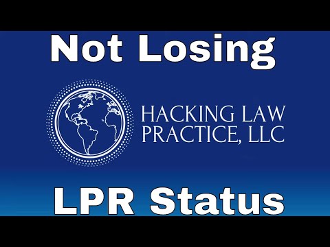 Not Losing LPR Status