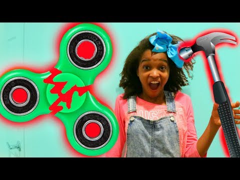 BROKEN FIDGET SPINNER!? - Shiloh and Shasha ft. SuperHeroKids - Onyx Kids