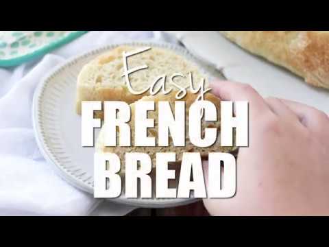 How to make: EASY HOMEMADE FRENCH BREAD