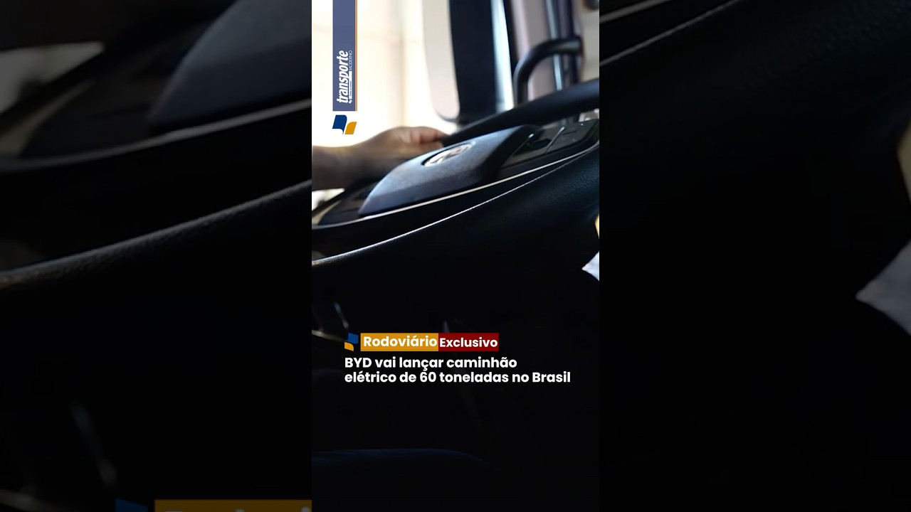 BYD vai lançar caminhão elétrico de 60 toneladas no Brasil