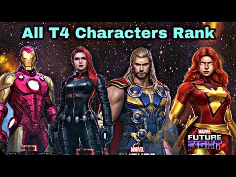 All T4 Characters Rank - Marvel Future Fight