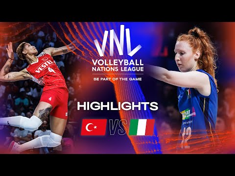 🇹🇷 TUR vs. 🇮🇹 ITA - Highlights Week 1 | Women's VNL 2023