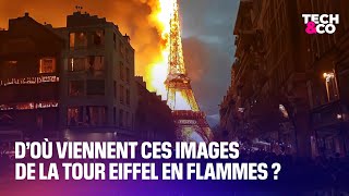 Ces images de la Tour Eiffel en flammes ont trompé des millions d'internautes du monde entier