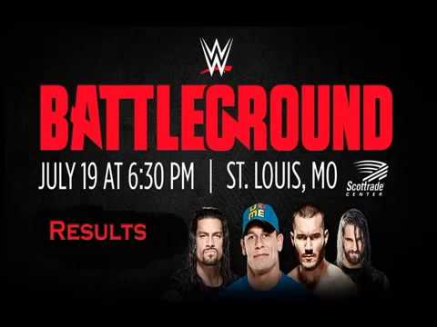 WWE BattleGround  2015 Theme Song "Heavy" by The Glorious Sons