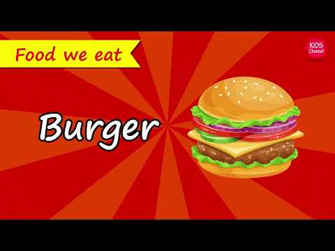 Food names for kids | Kids Channel-Learn with Fun | yummy food list