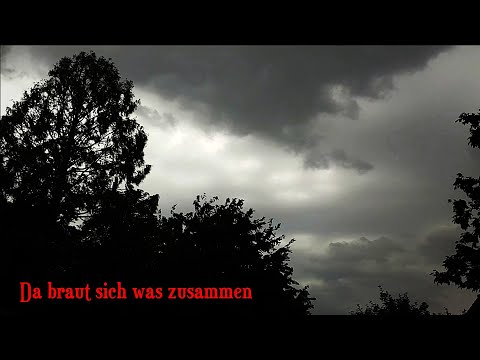 Deutschland Unwetter 09.07.2023, Regen und ganz schön windig