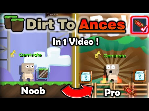 DIRT TO ANCESTRAL IN 1 VIDEO !! VERY EASY !! [100% WORK] | GROWTOPIA PROFIT 2021